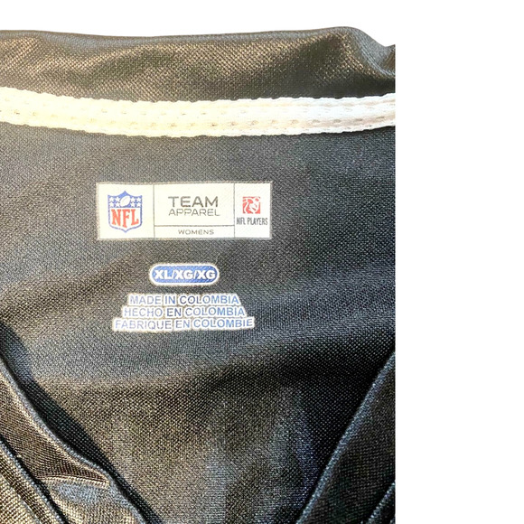 Cincinnati Bengals Football Jersey Girl's Youth XL Shiny Black Orange #14 - Picture 5 of 7